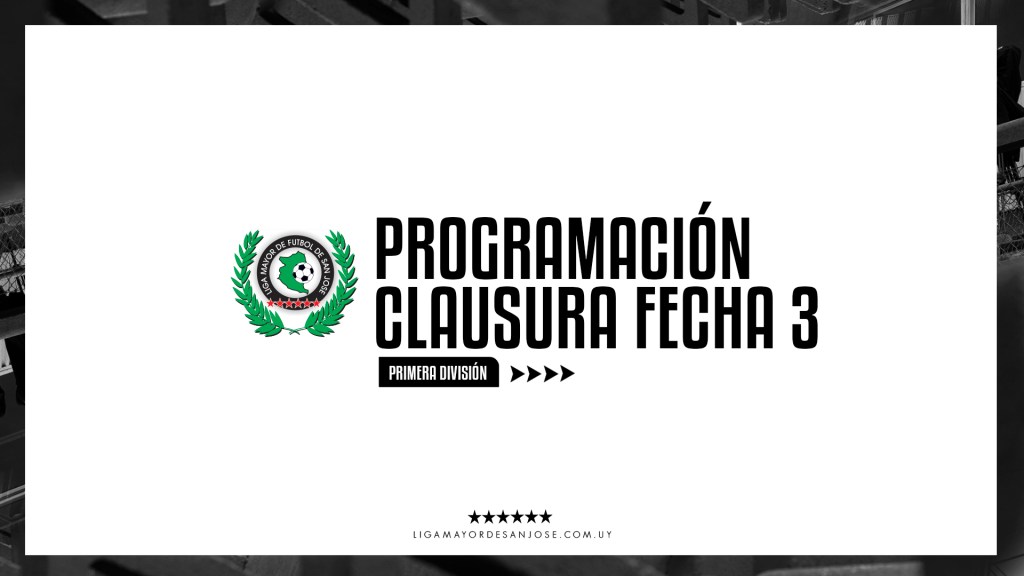 Programación de la fecha en las distintas&nbsp;categorías